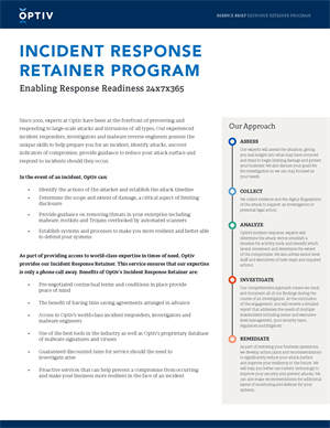 Incident Response Retainer Program