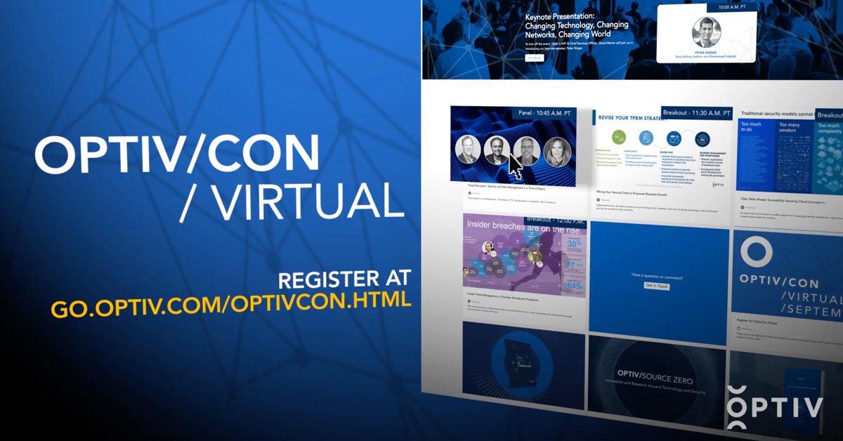 OptivCon Virtual Events Optiv