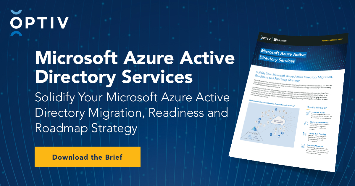 Microsoft Azure Active Directory Services | Optiv