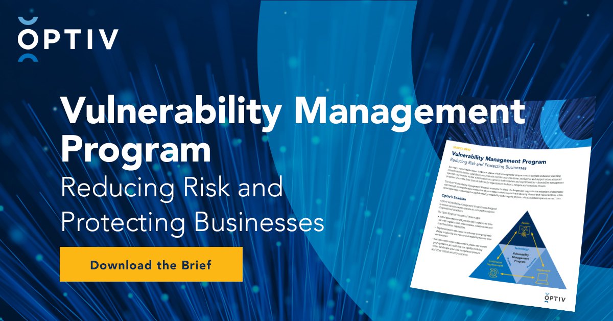 Vulnerability Management Program Optiv