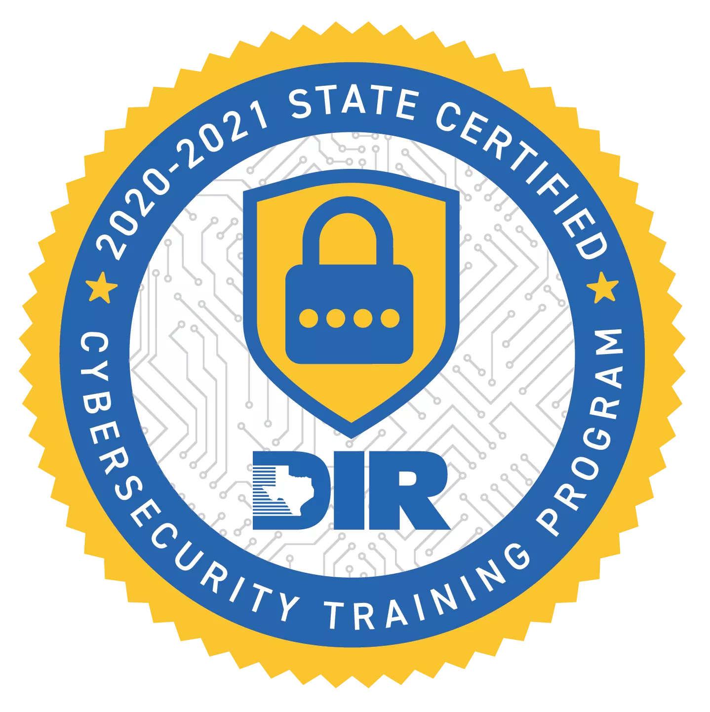 DIR Cybersecurity Training Logo 2020-2021