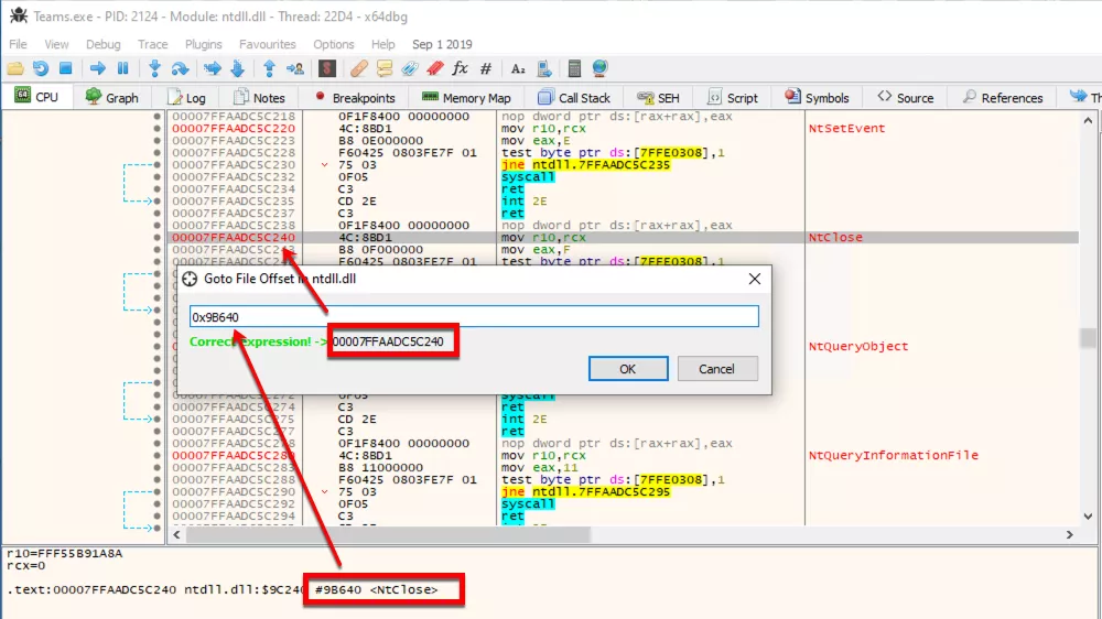 Figure 12 Execution flow of a Procedure EDR Hooked_0