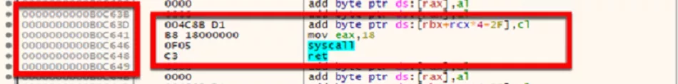 Figure 17 Examples of Syscall Custom Assembly_2