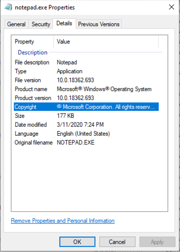 Figure 6 Notepad Files Attributes Extracted_0