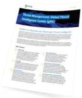 Threat management: Global threat intelligence center (gTIC); Optiv service brief